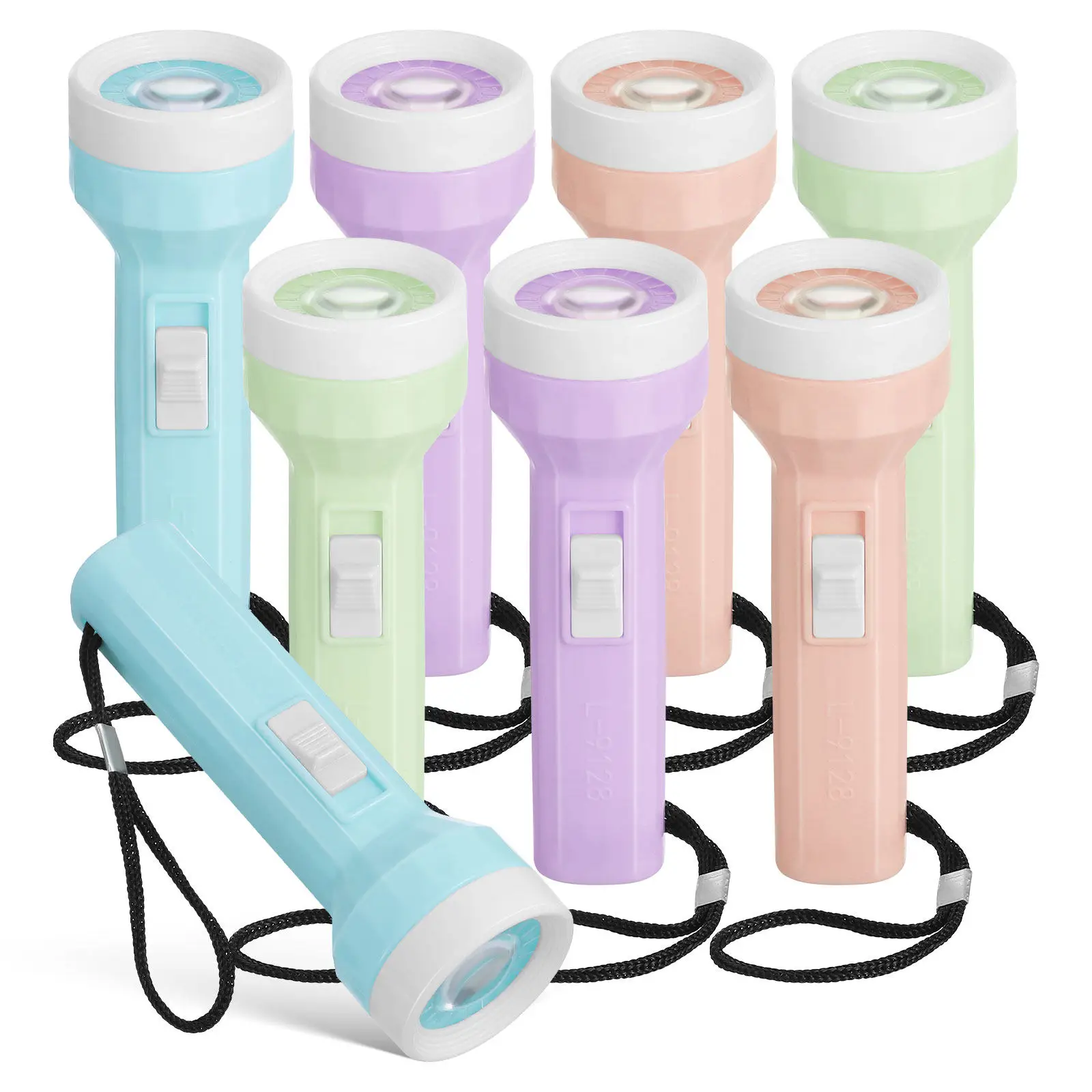 12Pcs Small Bright Flashlight LED Torch with Adjustable Modes for Outdoor Camping Emergency Power Outage Use Mini Pen Flashlight