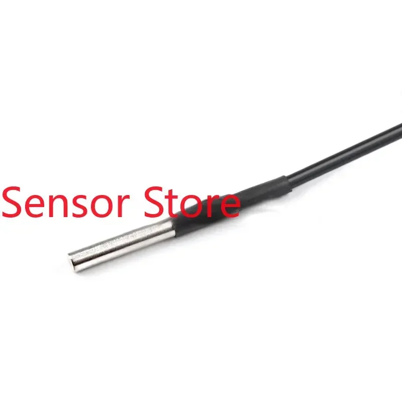 5PCS  Pt100 stainless steel encapsulated waterproof temperature sensor, high-precision  sensor