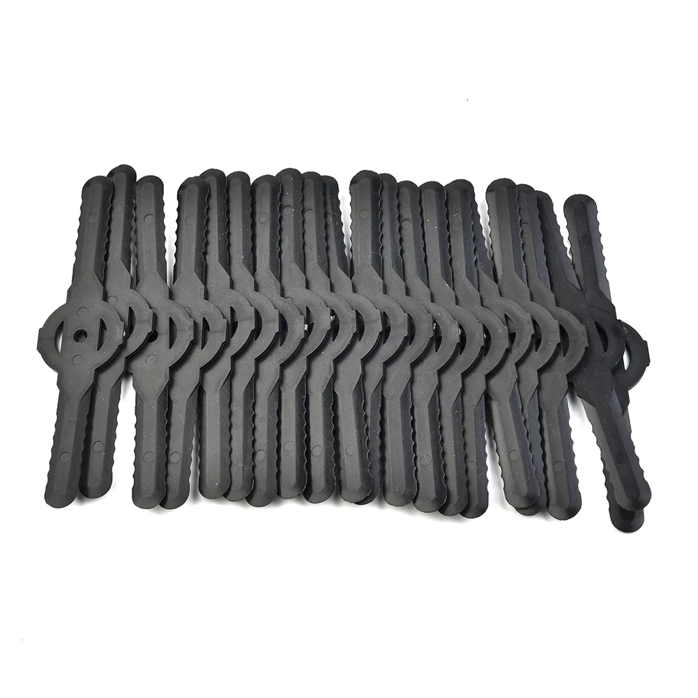 

20pcs Lawnmower Blades Plastic Cutter Blades For Electric Cordless Grass Trimmer Blades Replacement Garden Tool