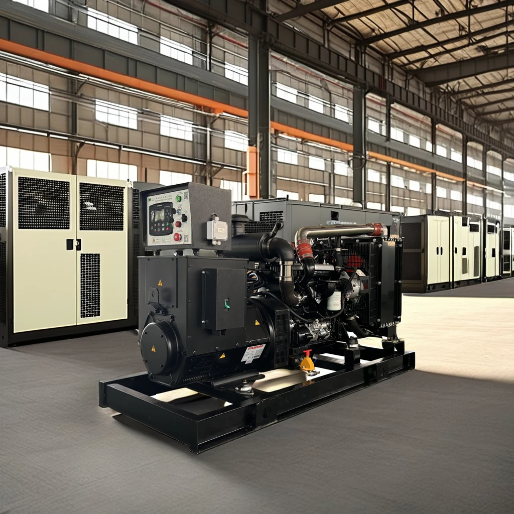 Open 50/60HZ Frequency Diesel Generator with 3 Phase  70KW Rated Power Genset Single-Cold 400V Rated Voltage