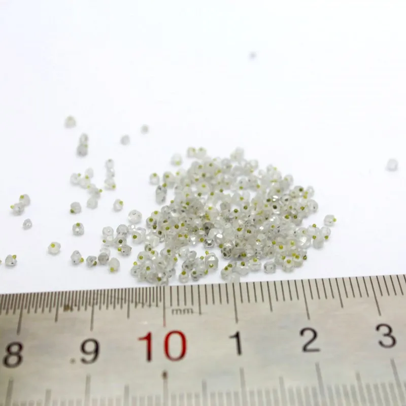 Synthetic White Diamond Stone for Jewelry Making Lab Created CVD HTPT Diamonds Solid Artificial Granule Particle Gemstone 1pc