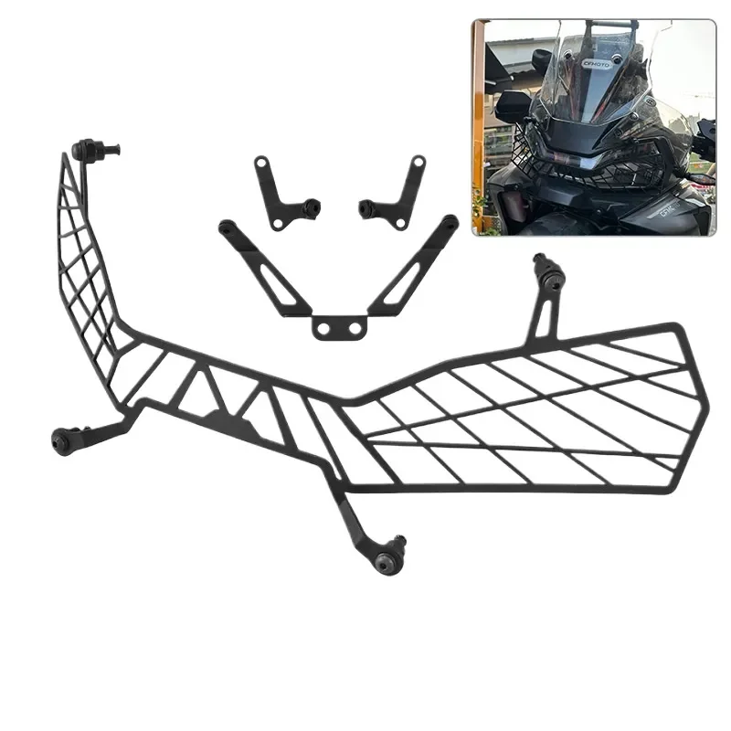 Motorcycle Headlight Cover Turn Signal Guard Compatible with CFMOTO 800MT-X Front Rear Light Protector Accessories for Spring