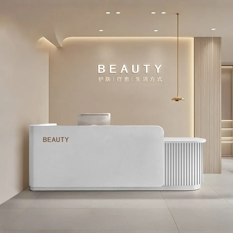 Executive Modern Reception Desk Liftable Elegant Reception Counter Nordic Multifunctional Banco Reception Shop Counter Furniture