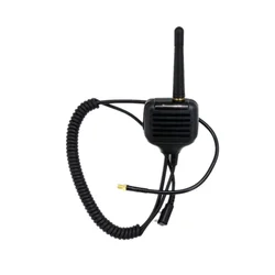 Shoulder PTT Microphone Speakers with SMA Female Antenna for TYT BaoFeng KENWOOD Series HAM Radio Interphone Mic