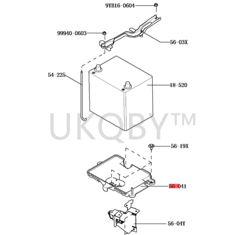 CB0156041AL1 Suitable for Ma zd a 323 Fumeilaihai Fuxing Pulima Bottom plate, pallet, and base of power storage equipment