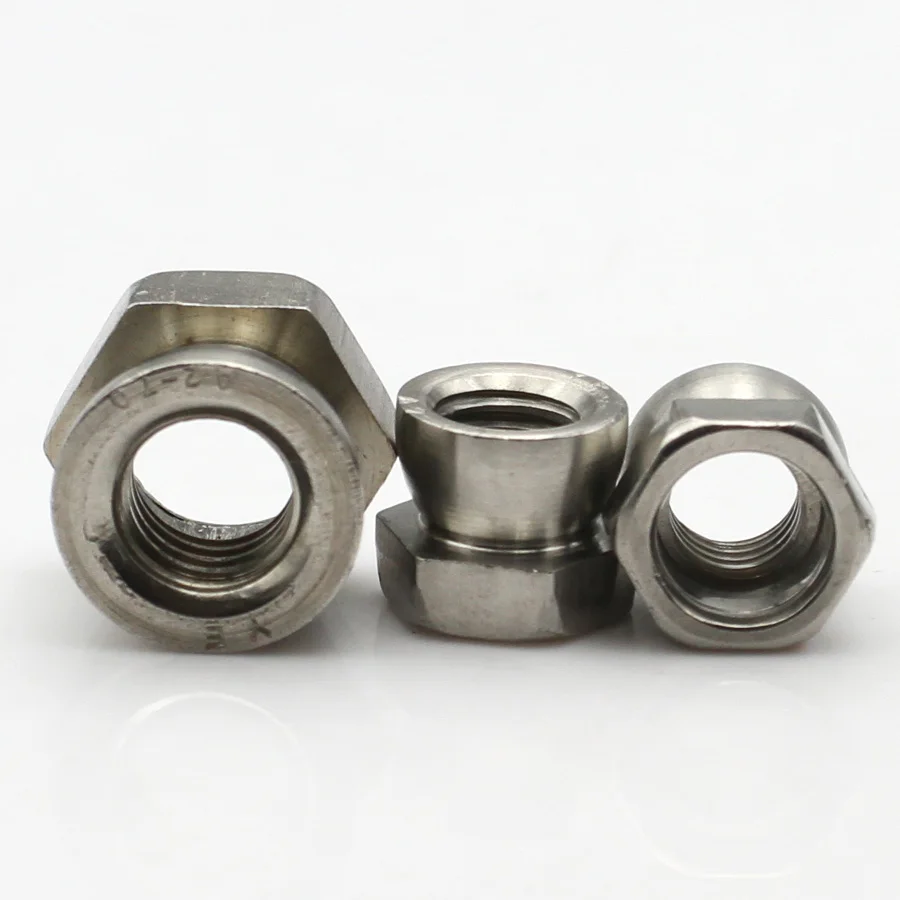 1 /2 /3 /5 /12pcs M5 M6 M8 M10 M12 304 Stainless Steel Shear Nut Breakaway Anti Theft Security Nuts Tamper Resistant