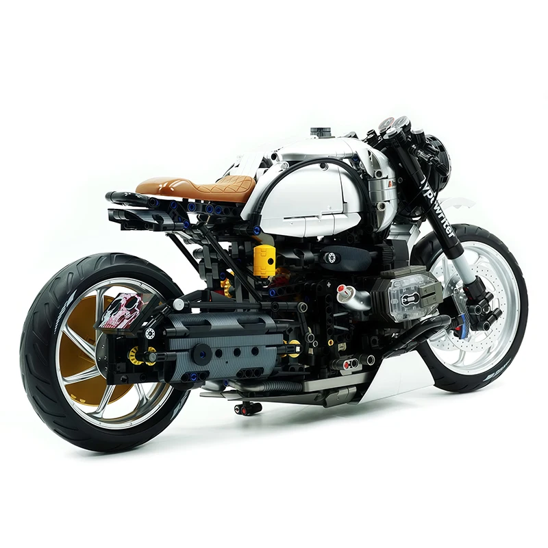 الراقية الفاخرة KBOX 10546 MOC التقنية 1:5 دراجة نارية اللبنات الجمعية الطوب نموذج لتقوم بها بنفسك اللعب الصبي هدية الكريسماس الاطفال #3
