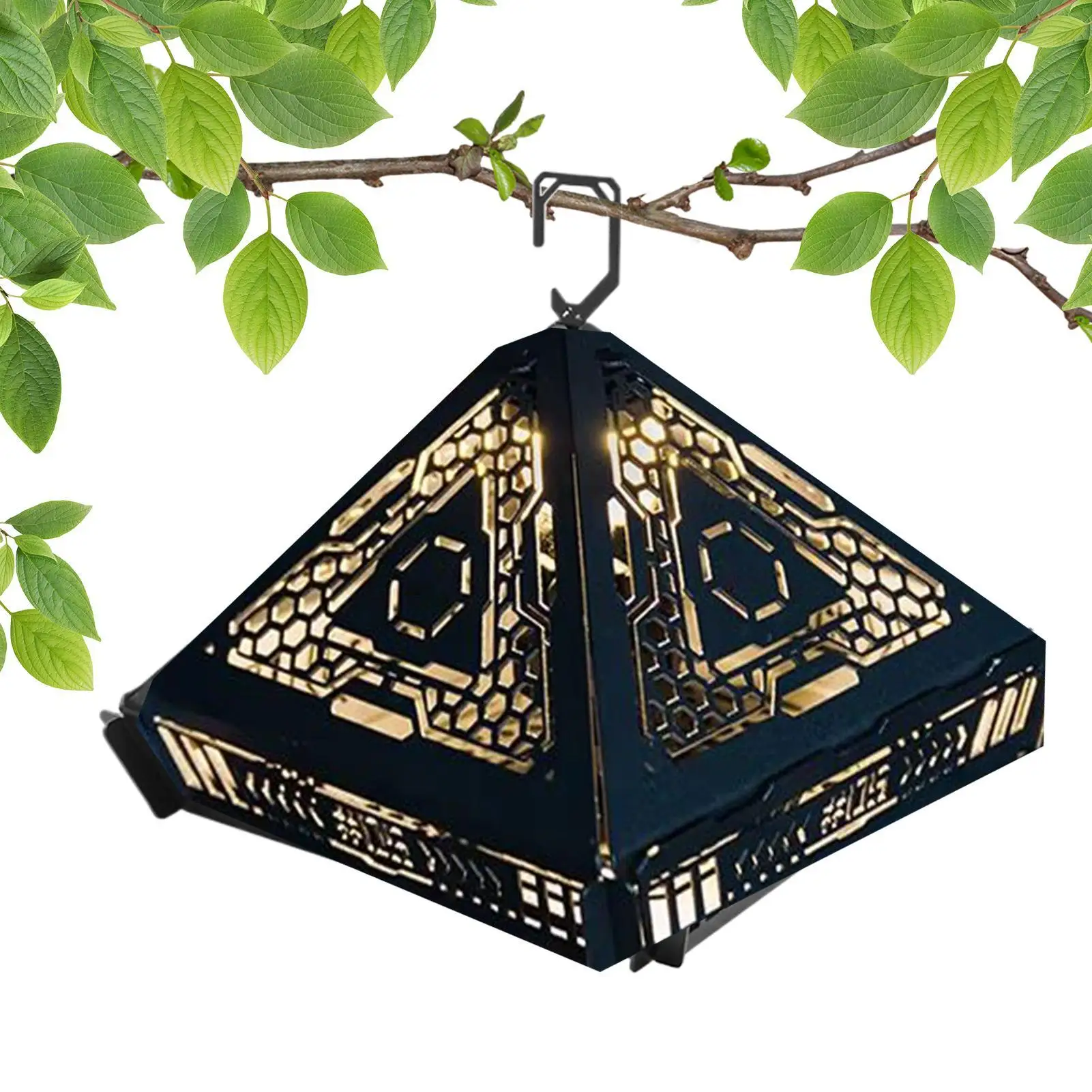 

Portable Coil Incense Burner Heat Resistant Foldable Stainless Steel Stand Laser cutting atmosphere mosquito repellent lamp box
