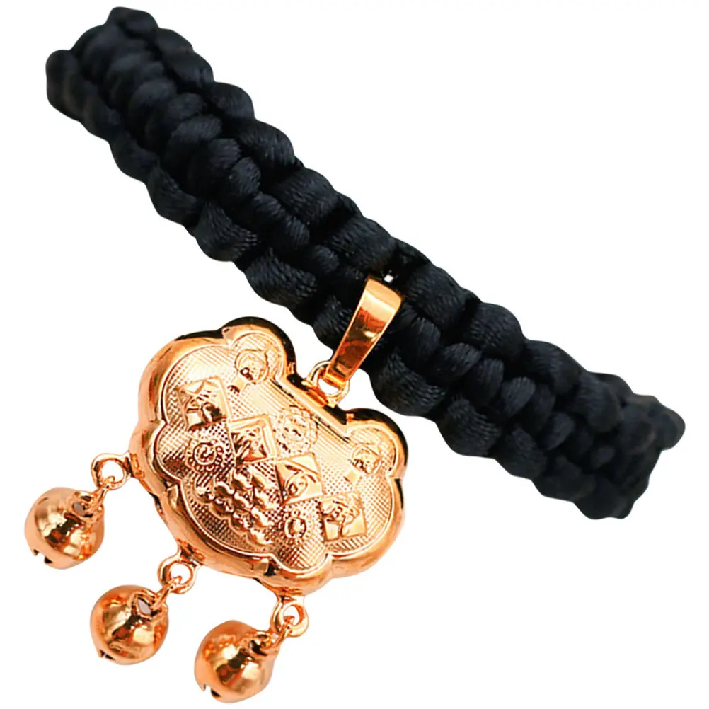 

Gold Lock Pet Collar Adjustable Cat Dog Necklace with Bell Multi Function Delicate Pet Collar Accessories Cat Supplies