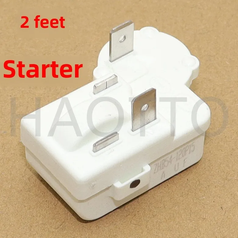 2Pcs Refrigerator Freezer Compressor New Starter ZHB45-105P15 ZHB65-120P15 Overload Protection PTC 2026 Years For As Picture