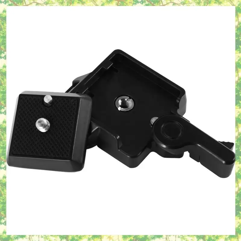 Smart-2X الإفراج السريع لوحة منصة قاعدة تثبيت كاميرا الفيديو ترايبود Monopod الكرة رئيس لكاميرا DSLR QR40 1/4,3/8 المسمار