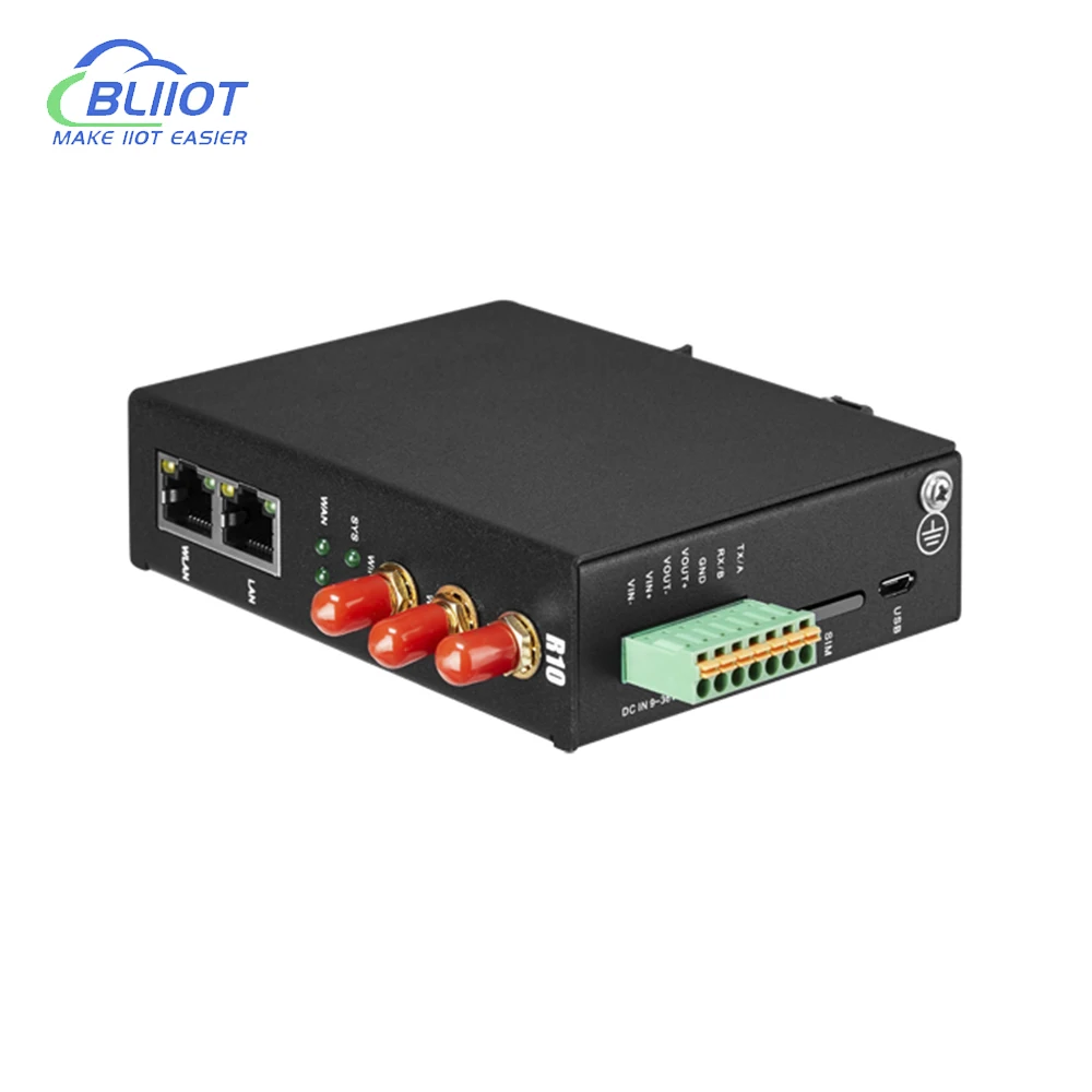 Imagem -04 - Bliiot-roteador Industrial Iot Gateway Wifi Ethernet Aquisição de Dados Rs485 Módulo i o Upload Cloud Platform Canais Board Modbus