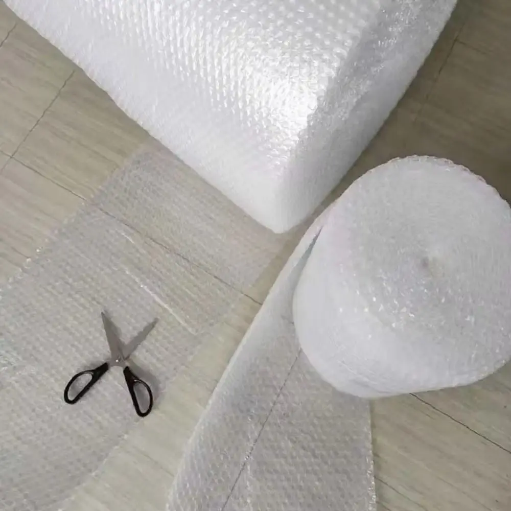 Shockproof Foam Packaging Double Layer Padding Packaging Bubble Film Vibration Protection Bubble Cushioning Wrap Office Use