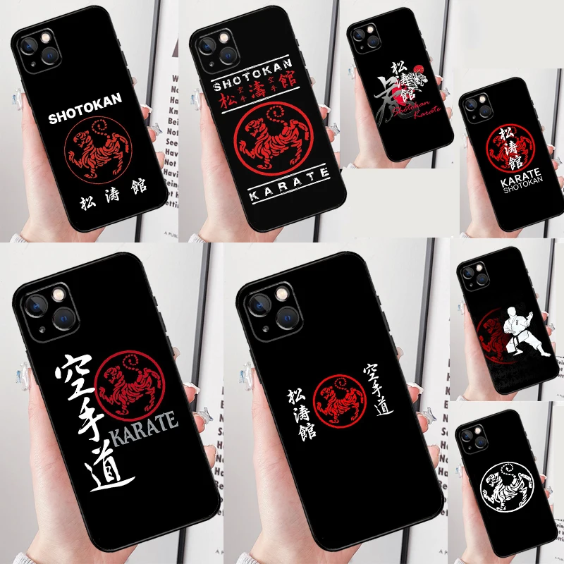 Чехол Shotokan для iPhone 11 12 13 14 15 Pro Max Plus Mini X XR XS Max SE 2020 2022 7 8