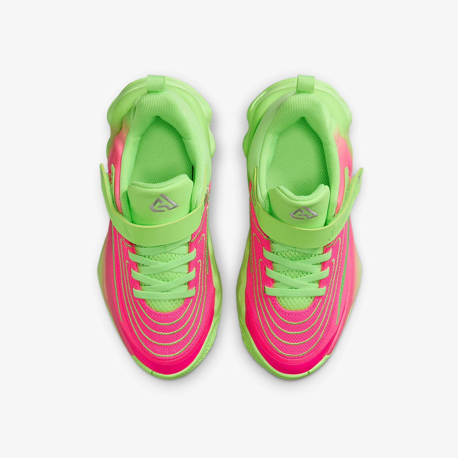 حذاء كرة السلة Nike Genuine 2025 للأطفال بشريط فيلكرو FZ6733-304 #4