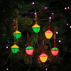 3Pcs Christmas Bubble Lights t Fairy LED IP65 Waterproof Xmas Hanging Lights Christmas Party Garden Decorative Lamp Home Decor