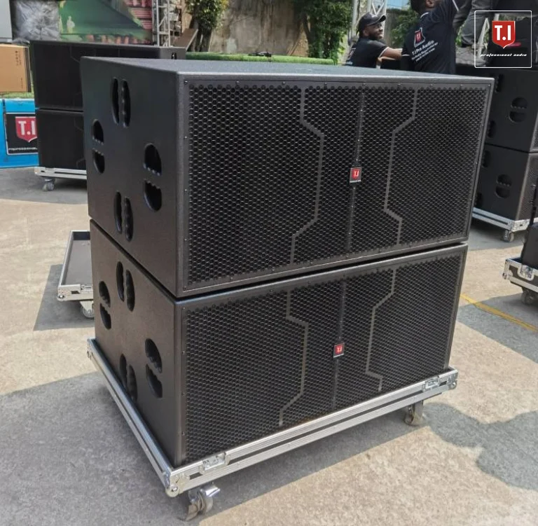 Аудиосистема TI PRO AUDIO LA218 с двумя 18-дюймовыми динамиками, сабвуфер 1600RMS-3200PEAK