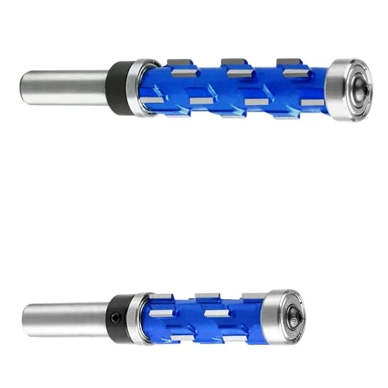AB42-Woodworking Double Bearing Trimming Spiral Cutting Tool Composite CNC Knife Engraving Milling Cutter