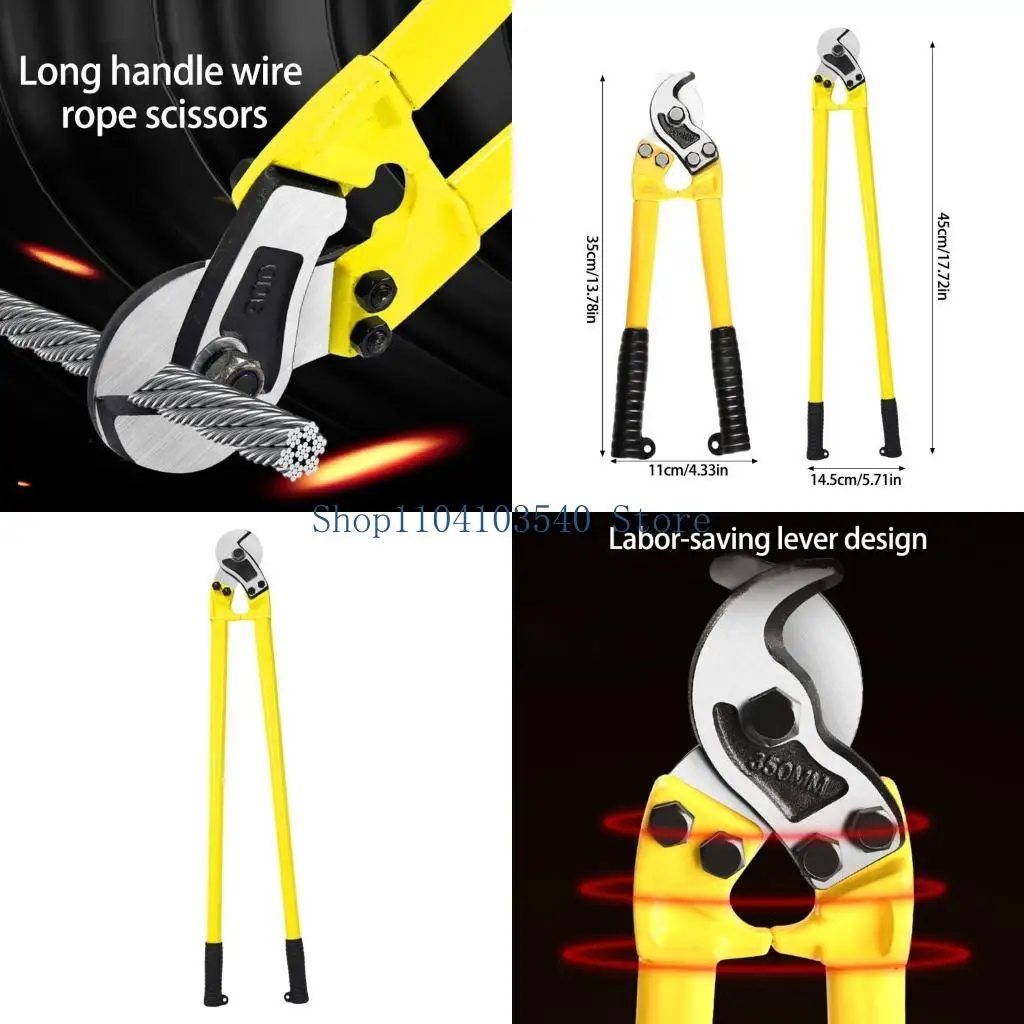 

02DC Cable Cutting Pliers Cutters Snips For Home Wire Office Networking Easy Handling