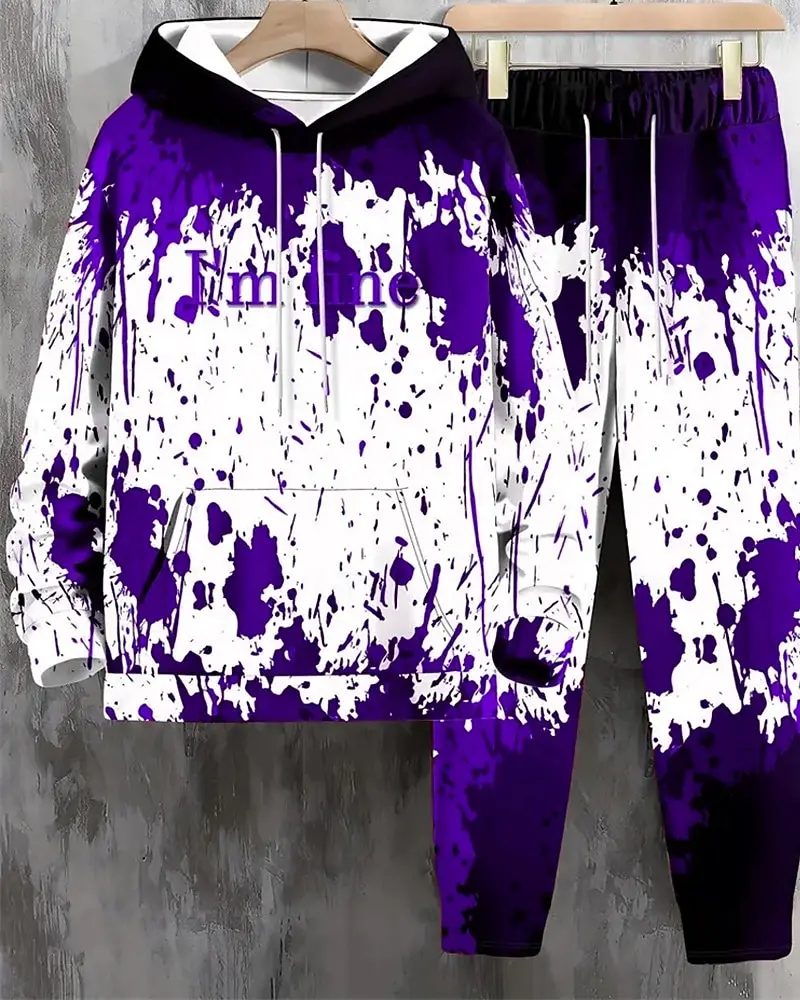 Sangue 3d impressão halloween hoodies calça define moletom masculino moletom com capuz moletom streetwear ternos de duas peças agasalho homem roupas