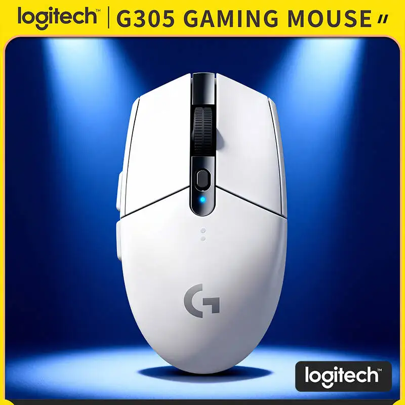 

Беспроводная мышь Logitech G305 LIGHTSPEED, сенсор HERO 12000 DPI, 6 программируемых кнопок, 250 часов автономной работы, вес 99 г, для ПК и Mac