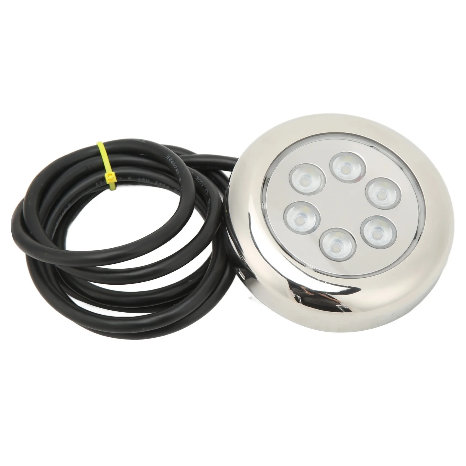 3.5in LED Underwater Light Surface Mount IP68 Waterproof 12V‑24VDC for Yacht Marine Boat White Light 4W