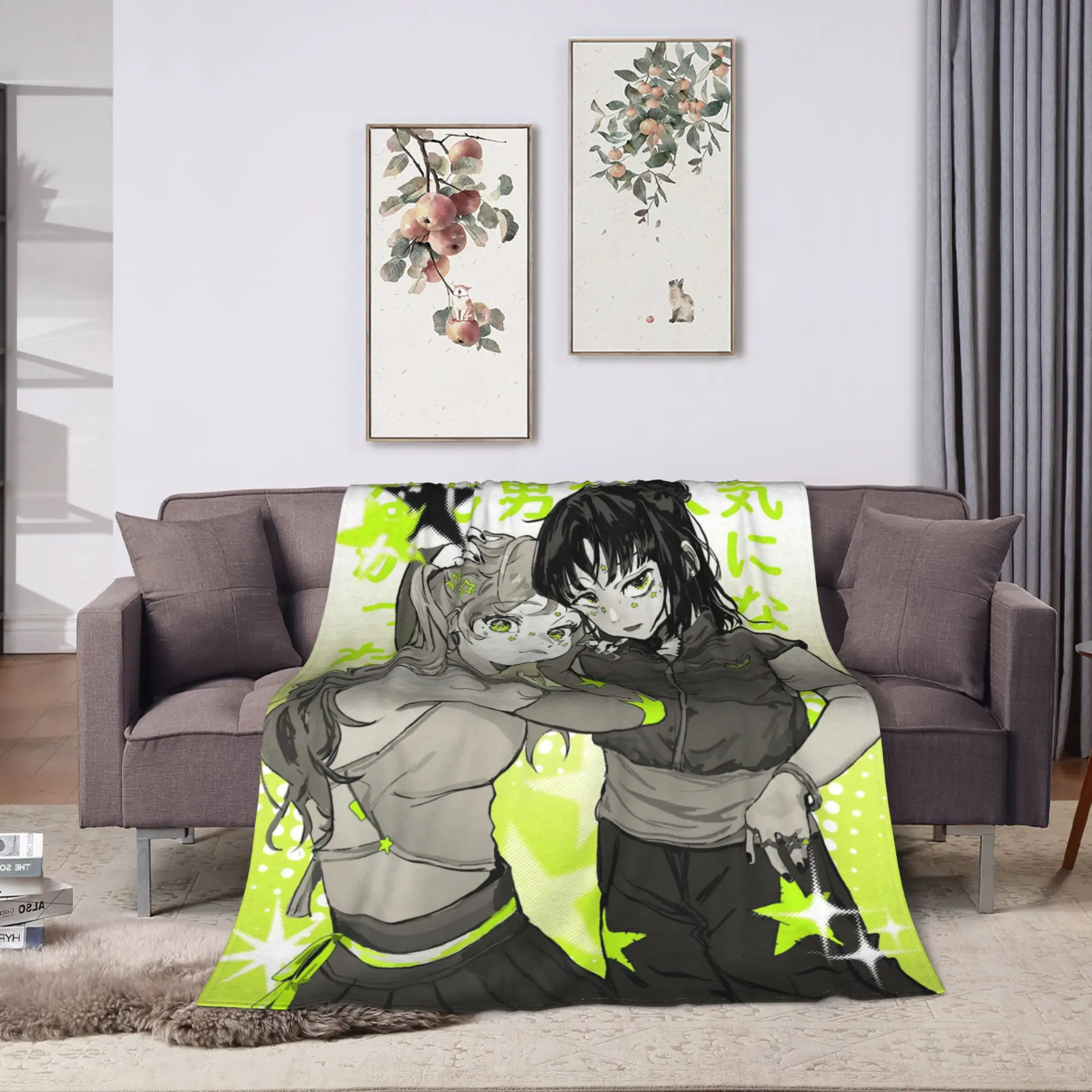 The Guy She Was Interested in Wasn't a Guy at All Blanket  Airplane Flannel Throw Blanket For Home Decor Warm Soft Bedspread