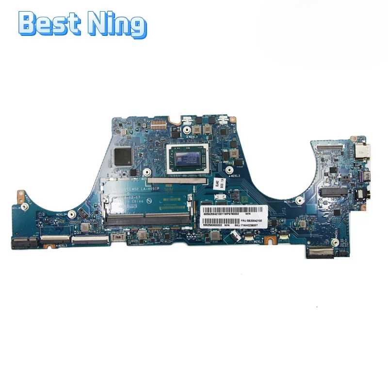 

For Lenovo Ideapad C340-14AP FLEX-14API S540-14API Laptop Motherboard LA-H091P Mainboard R3 3200 R5-3500 R7 3700 RAM 4GB DDR4