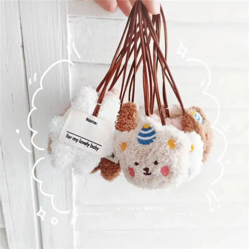 

Creative Rabbit Bear Bag Pendant Plush Cloth Cue Backpack Decoration Bag Match Accessories Bag Charms Animal Lanyard Gift