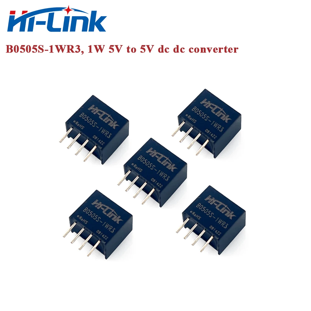 Free Ship 15pcs B0505S-1WR3 5v 200ma 1w DC DC Converter Power Supply Module HLK-1D0505A