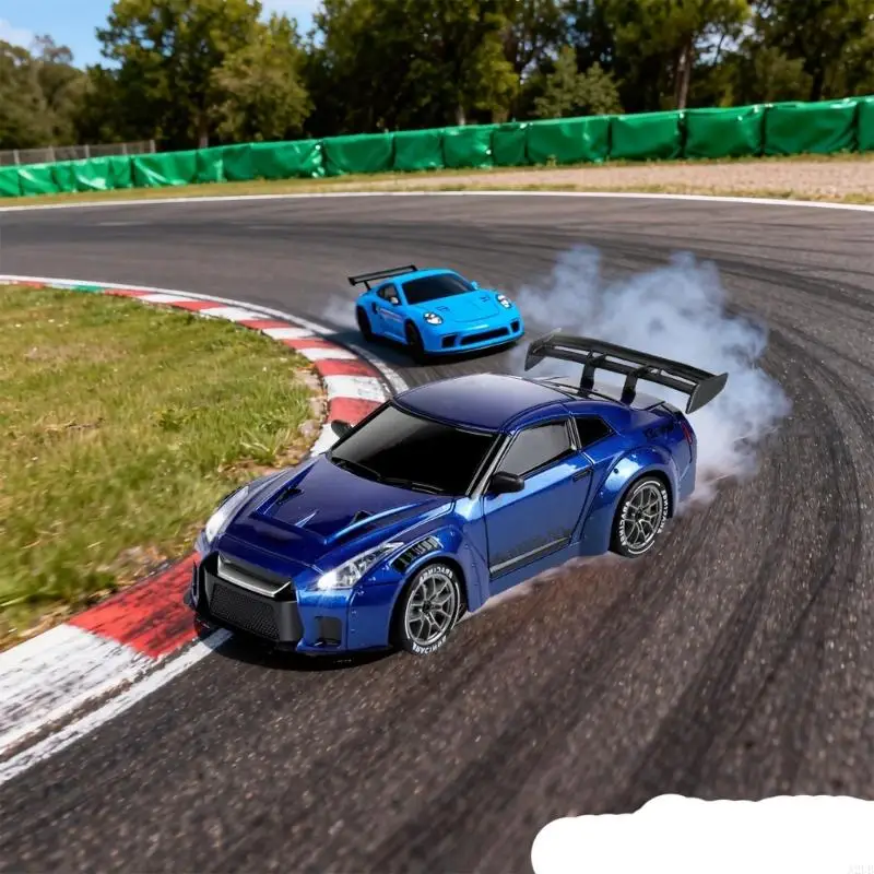 Xe Drift có đèn LED tuyệt đẹp được thiết kế để lái xe ban đêm và những cú vẫy đuôi thú vị với lớp hoàn thiện màu xám kiểu dáng