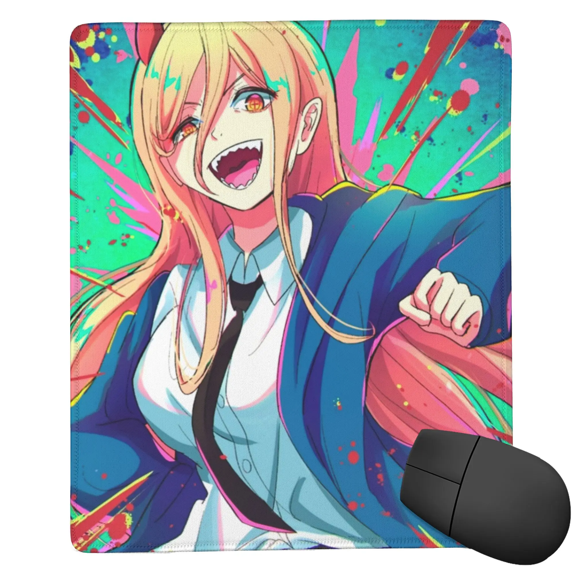 Power Chainsaw Man Devil Game Mouse Pad Teclado Mouse Mat Impressão Mousepad para computador