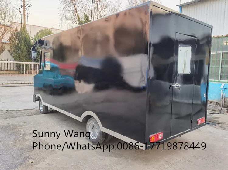 شاحنة الغذاء مهرجان شاحنة طعام كهربائية مخصصة كابينة تصوير كشك عربة البيتزا هوت دوج الآيس كريم فان القهوة