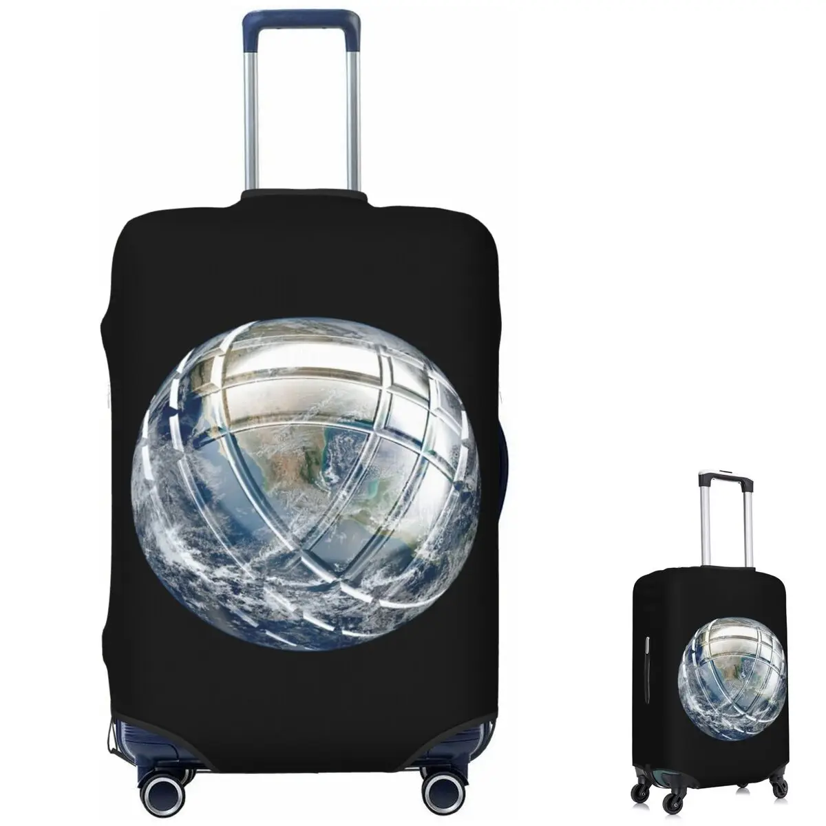 Capa de proteção para mala petanca, capa elástica protetora de bagagem para viagem de 18 a 32 polegadas