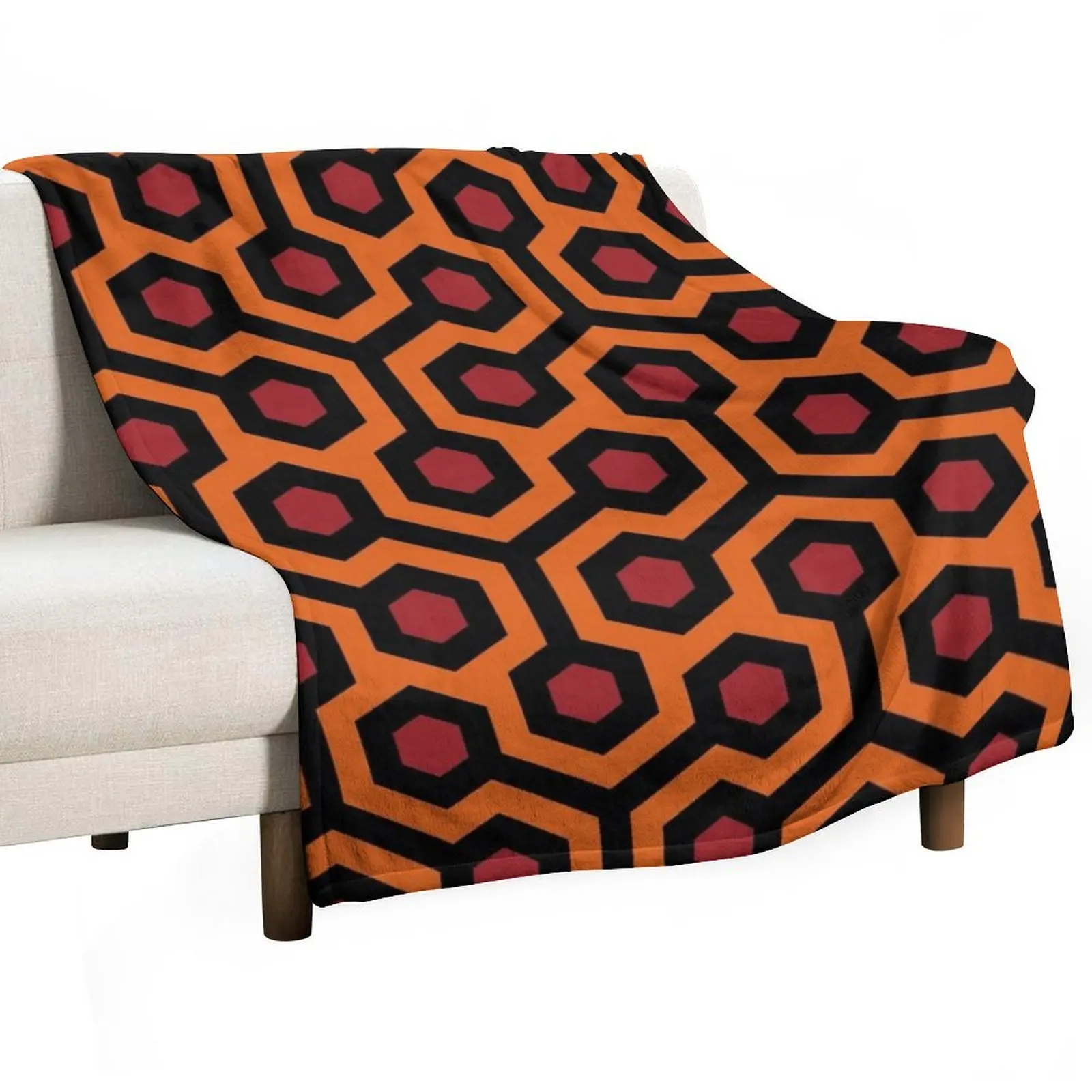 Overlook Hotel Carpet Pattern Variation Throw Blanket Heavy Soft Tourist Multi-Purpose Flannels Bed Blankets