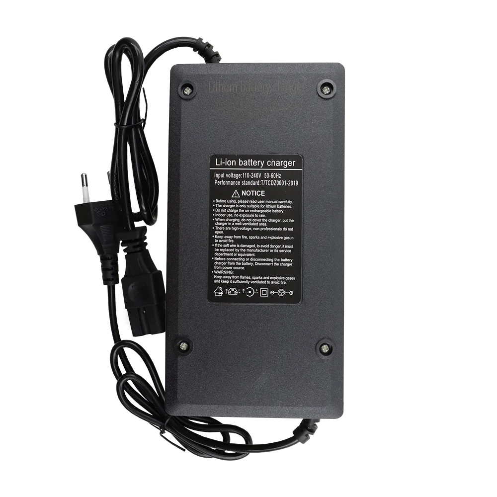 LiitoKala 84V 5A Lithium Battery Charger DC 5.5*2.1MM/P plug for 20S 72V Li-ion battery AC 110-220V  Charger