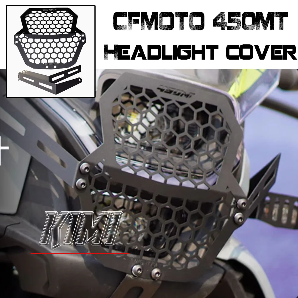 

For CFMOTO 450MT Accessories Headlamp Protectors 450 MT Turn Signal Guards MT450 Exhaust Cover MT 450 Front Shock Shield