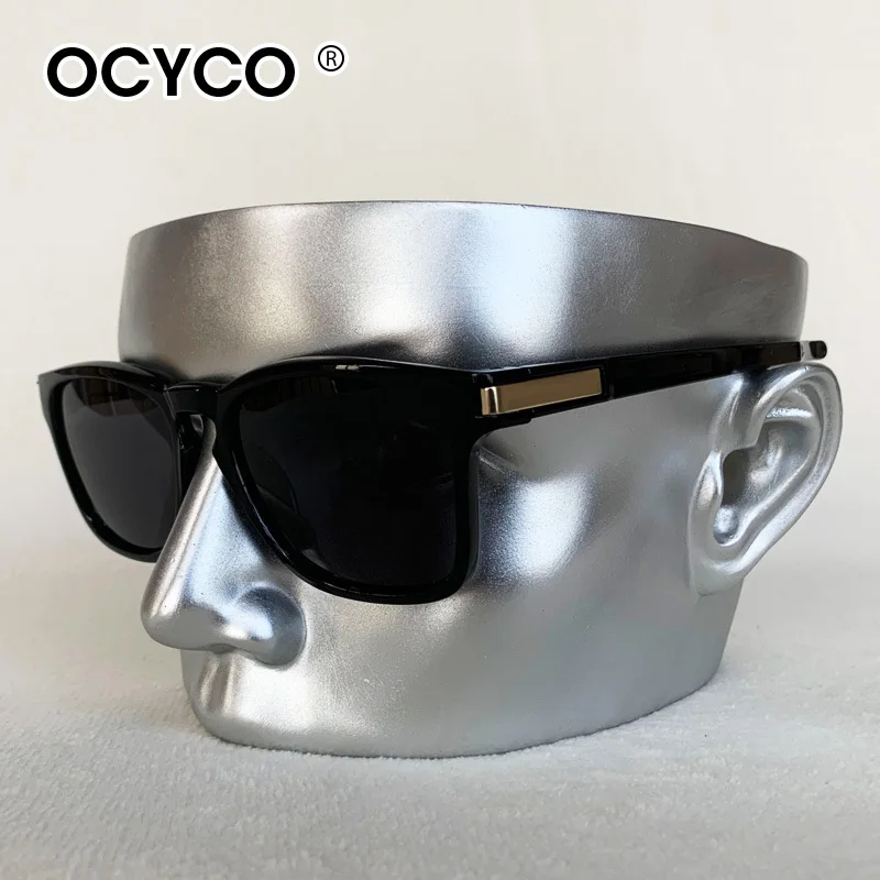 OCYCO 2026 Neue Y2K Quadratische Polarisierte Sonnenbrille für Herren und Damen Luxusmarken-Design Runde Sonnenbrille UV400 Sonnenschutz Gafas