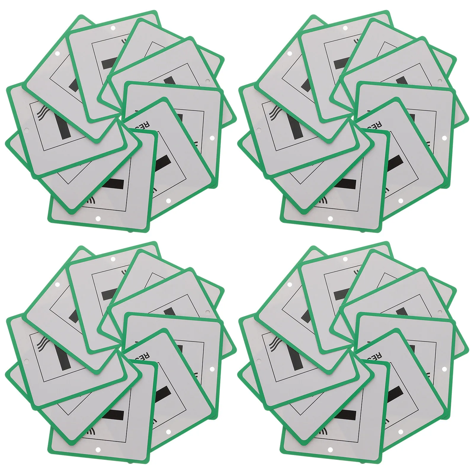 50pcs Fire Safety Warning Labels for Furniture with Hole – Flame Retardant Compliance Tags