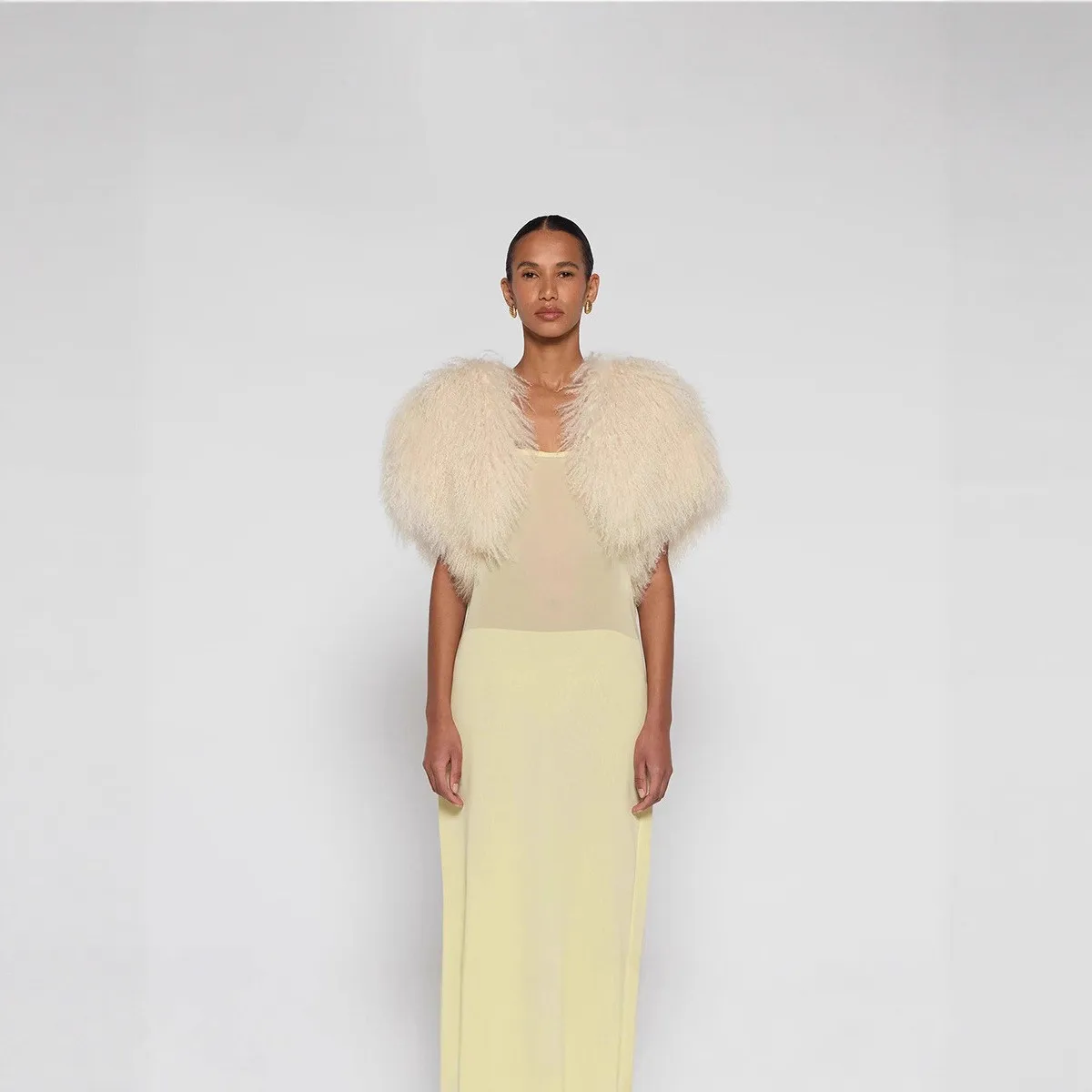 Autumn Winter Teddy Faux Fur Coat Women's Wedding Cowl Ne awl Artificial Leather Cosplay Prop ort Sve Belted Waist