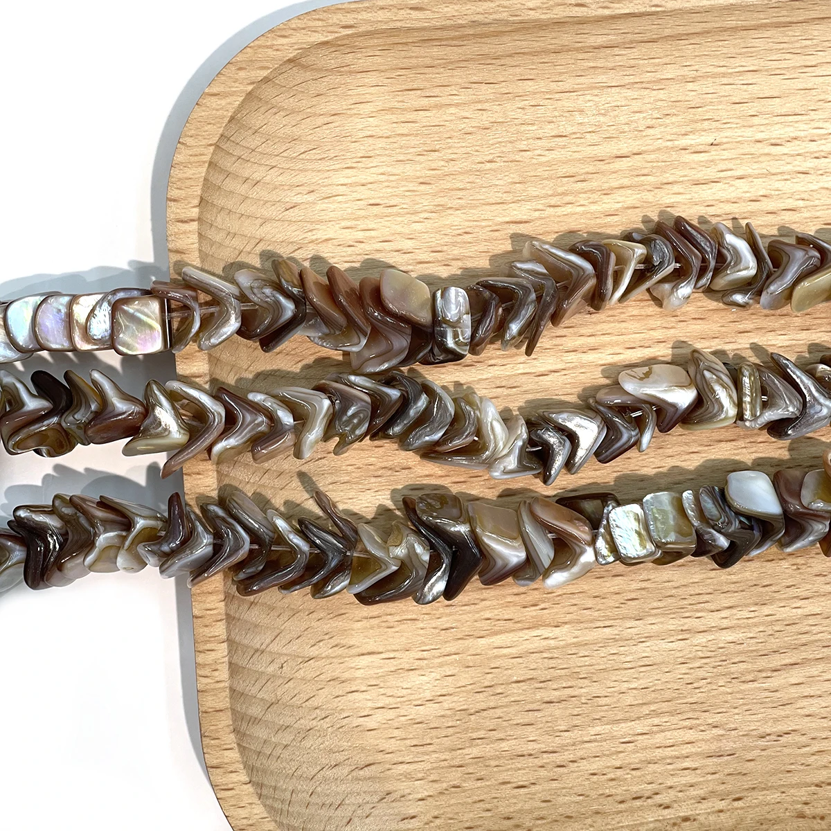 12–14mm Natural Freshwater Shells Triangular Cowpea Beads for Jewelry Making Supplies DIY Necklaces Bracelets and Accessories