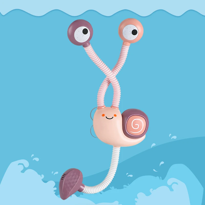Jouets de Bain pour Bébé, Jeu d'Eau, Modèle Escargot, Douche Électrique, Pulvérisation d'Eau, Natation, Cadeaux pour Enfants, Nouvelle Collection