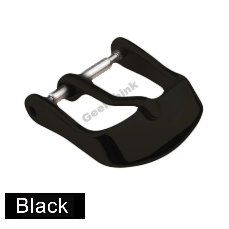 Watch Buckle 14 16 18 20 22mm for Strap Pin Buckle Strap Buckle Black Gold Silver Rose Stainless Steel Strap Clasp Accessories