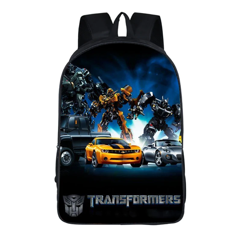 

Kids Boys Back to School Bookbag T-Transformers Graphic Knapsack Wear Resistant Rucksack for Travel,Outdoor