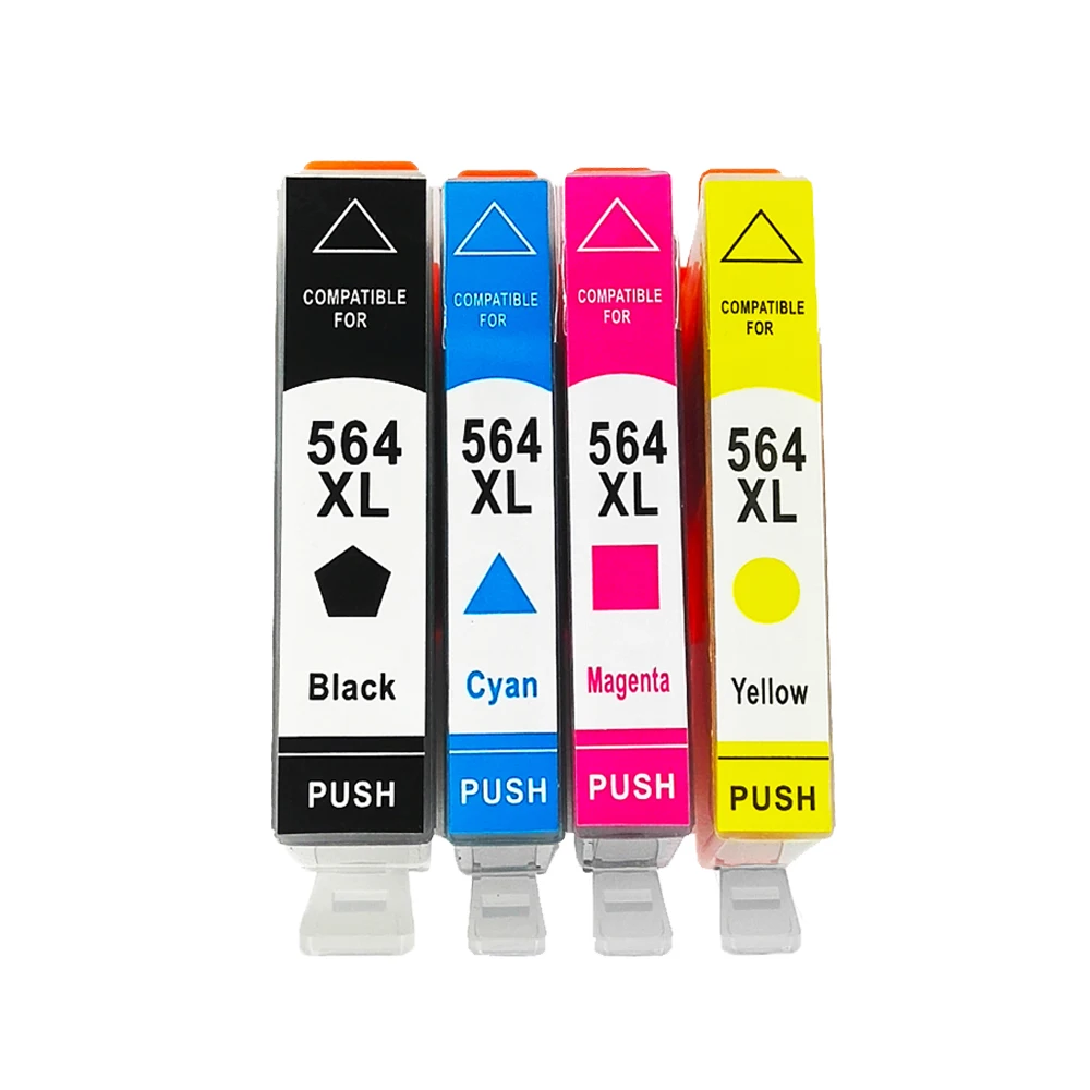 Cartucho de tinta para impresora HP564XL, recambio de tinta Compatible con HP564, 4610, 4620, B210, 5520, 3520, 5510, B110a, C410, B109, C310, 7510,