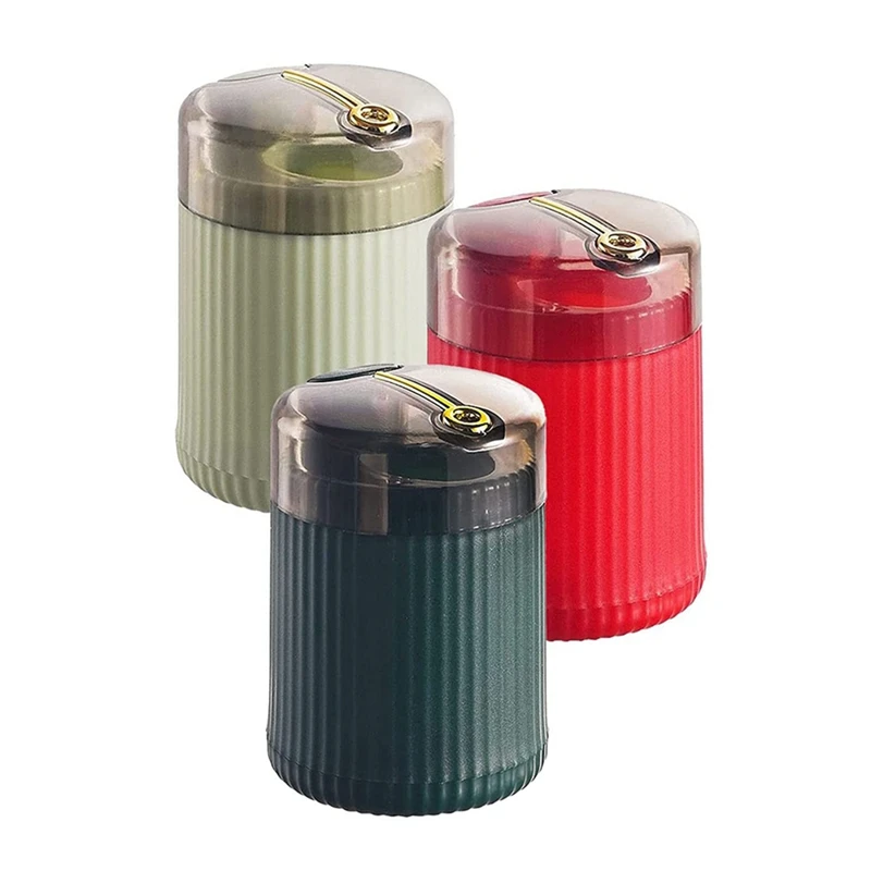 

3Pcs Automatic Toothpick Dispense, Push-Type Toothpick Storage Box Toothpick, New Toothpick Holder Dispenser Durable