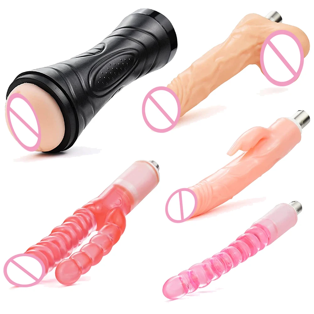 Realistic Dildo Anal Plug and Masturbation Cup Sex Toy for Women and Men Love Machine Sex Machine 3XLR Attachments Adult Product