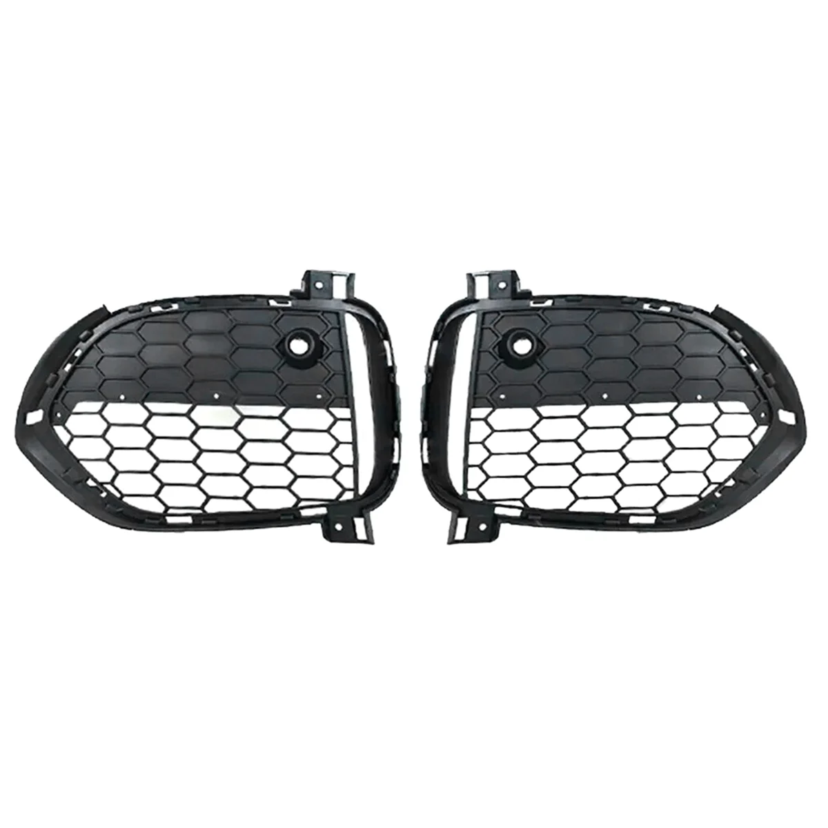 1 Pair Front Bumper Grille Fog Light Covers Frame for BMW X5 F15 2012-2015 M Sport 51118064633 51118064634