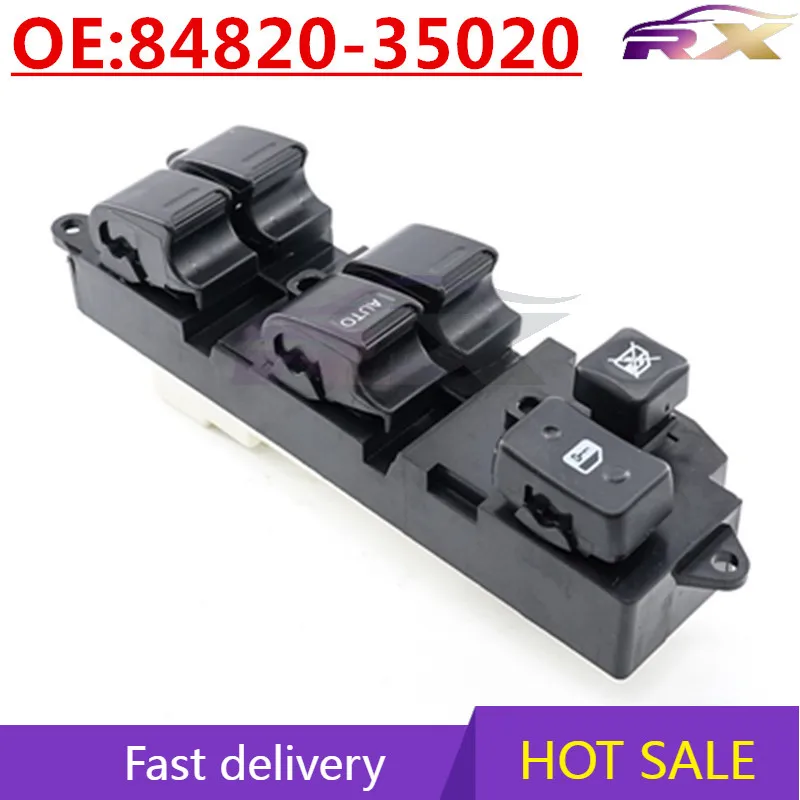 

OEM:84820-35020 Right Power Window Master Control Switch For Toyota Camry
