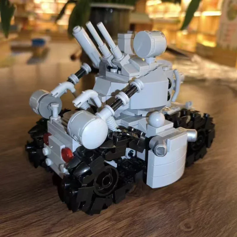 Militaire Slug Tank Super Voertuig 001 Bouwstenen Model Kit DIY Educatief Speelgoed Montage Bricks War Game Cadeau voor jongens Volwassen